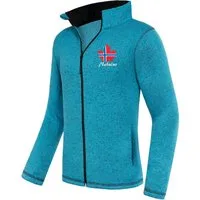 Nebulus Fleecejacke CHIOS, P5180 - Herren, türkis-schwarz, XXL