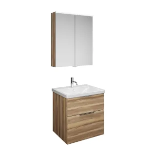 Burgbad SET Eqio Frassino Dekor Cappuccino/Alpinweiss, SFAN065F3437C0001 SFAN065F3437C0001
