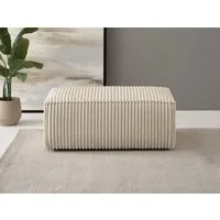 OTTO home Hocker FINNLEY, Polsterhocker in Bouclé, Struktur fein u. Mega Cord verfügbar, passend zur Polster-Serie Finnley