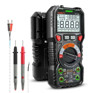EU/US Direct KAIWEETS HT118A Digital AC/DC Multimeter TRMS 6000 Counts True RMS with Flashlight and Safety Features Best