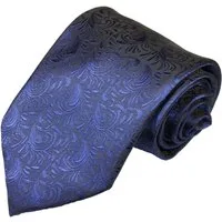Paul Malone Krawatte Herren Hochzeitskrawatte floral klassisch elegant - Mikrofaser