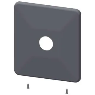 KWC Aquarotter Edelstahlabdeckplatte, 205x225 mm, Bohrung für Druckknopf, 2000104897, 2000104897 2000104897