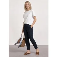 STREET ONE Chinohose Slim Leg Chino mit Elastikbund
