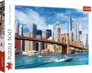 Trefl Puzzle 37331 - Ansicht von New York [500 Teile]