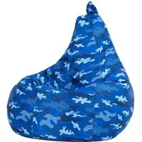 icon Sitzsack Sessel mit Rückenlehne Camouflage, Sitzsack XXL, Gaming Sitzsack, Made in Germany, Erwachsene & Kinder