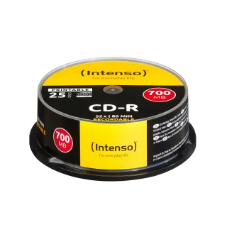 Intenso 25 x CD-R | 1801124 | 700 MB (80 Min) 52x - mit