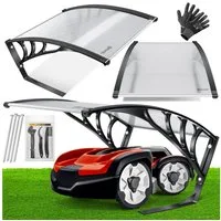 KESSER Mähroboter-Garage, Mähroboter Garage Dach Carport Überdachung für Mähroboter