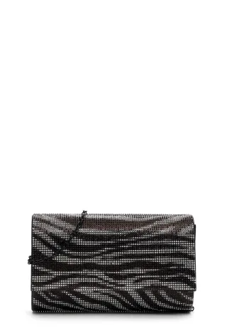 TAMARIS BAGS - Clutch TAS Amalia Animal black/silver 183