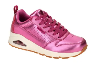 Skechers 177109 MAG UNO METALLIXS Damen Sneaker dunkel pink metallic