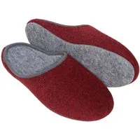 Pantoffelmann Filz Pantoffel Herren Damen Hauspantoffel Filzpantoffel Hausschuhe Pantoffel (1 Paar) Filzpantoffeln, Gästepantoffel besonders leicht