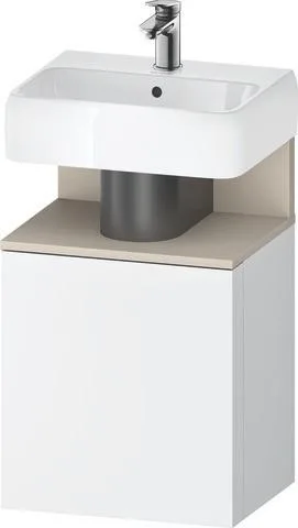 Duravit Qatego Waschtischunterbau wandhängend Weiß Matt 440x350x645 mm - QA4076R83180000 QA4076R83180000
