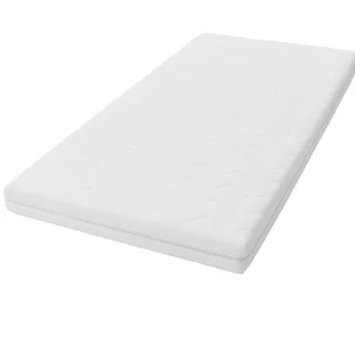 Schlafschatz Topper, Weiß, Textil, H4, Füllung: Komfortschaum, 120x200 cm, Oeko-Tex® Standard 100, Bezug abnehmbar/waschbar, Schlafzimmer, Matratzen Shop, Matratzenzubehör, Topper