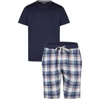 Phil & Co. Shorty Herren Pyjama kurz (2 tlg) Baumwolle
