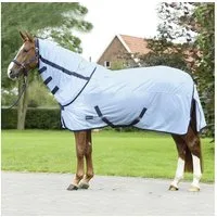 BUSSE Pferde-Fliegendecke Busse Paddock-Fliegendecke Sunshine II - Sky(Navy)