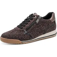 MARCO TOZZI Keilsneaker Freizeitschuh, Schnürschuh mit angesagtem Animal-Prints