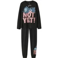 Name It Schlafanzug NKFANDA STITCH LS NIGHTSET NOOS WDI Baumwollmischung, mit Stitch Druck