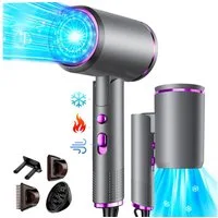 OYLCDI Haartrockner Föhn Ionen,klappbar, Weihnachtsgeschenk, Hair Dryer, 2400 W, mit 3 Stylingdüsen & 6 Temperatureinstellungen,Klappbar Haartrockner, Hairdryer Frisuren Zubehör Reisehaartrockner