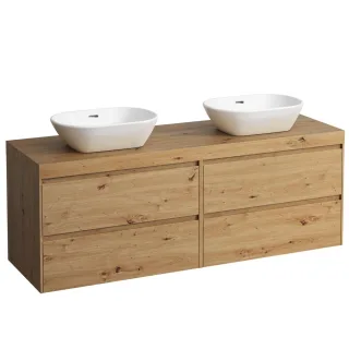 Laufen Waschtischunterschrank und Waschtisch-Platte LANI 495x1570x580 H4065941122671