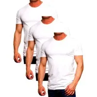 Jack & Jones T-Shirt (3er-Pack) Basic mit Rundhalsausschnitt