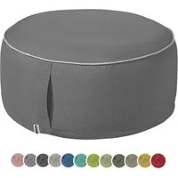 heimtexland Sitzkissen Outdoor Pouf Bodenkissen Garten Lounge Deko Hocker, schmutz-/wasserabweisend I UV-beständig I waschbar