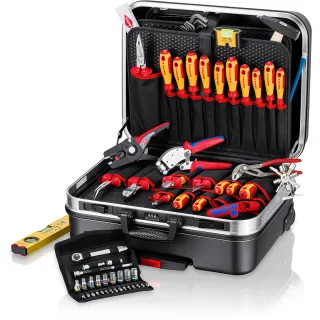 KNIPEX Werkzeugkoffer BIG Basic Move ElektroPlus 68-teilig 515 mm - 002106
