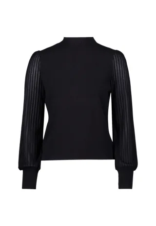 zero - Strickpullover schwarz - Gr. - 36