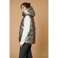 ZABAIONE Steppweste Vest Tr44ista im Glanz-Look