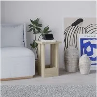 Decortie Beistelltisch Tasos, Modern Tasos Beistelltisch, 30 x 30 x 50,5 cm
