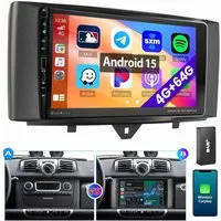 ESSGOO Für Smart Fortwo 451 2011-2015 Android Auto USB Carplay Autoradio (RDS, 4+64GB optional, Digitalradio (DAB), FM, AM, Carplay Android Auto GPS RDS SWC EQ)