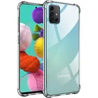 CoolGadget Handyhülle Anti Shock Rugged Case für Samsung Galaxy A51 6,5 Zoll, Slim Cover Kantenschutz Schutzhülle für Samsung A51 Hülle Transparent