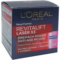 L'ORÉAL PARIS Anti-Aging-Creme Anti Age Nachtcreme Revitalift Laser X3 50ml