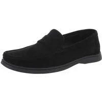 Coolwalk Herren Mokassin aus hochwertigem Material für Freizeit Slipper (87106479) Flach Slipper in Schwarz
