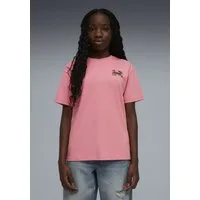PUMA T-Shirt MID90S RELAXED GRAPHIC TEE G für Jugendliche, Kurzarm, sportlicher Stil, aus Baumwolle