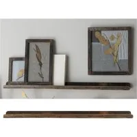 Ib Laursen Wandregal Regal Wandregal Bilderregal Holz Unika Alt L90xH3,7xT8cm Ib Laursen