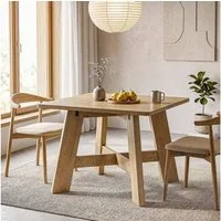 Tribesigns Esstisch Quadratischer Esstisch 100 cm für 4 Personen, Kleiner Küchentisch