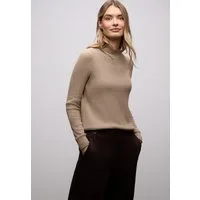 STREET ONE Langarmshirt in Ripp-Optik