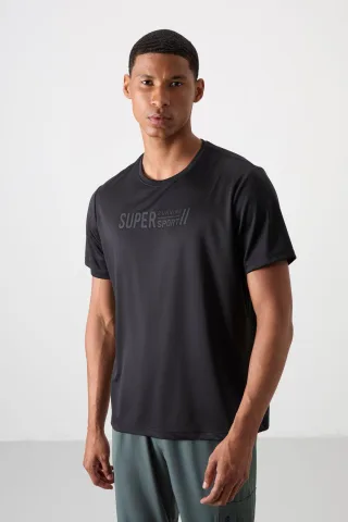Herren T-Shirt mit Rundhalsausschnitt und Print