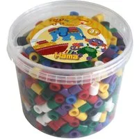 Dan Import Bügelperlen Hama Bügelperlen maxi Volltonfarben 600 Stück Dose