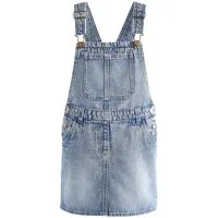 Next Latzkleid Trägerkleid aus Denim (1-tlg)