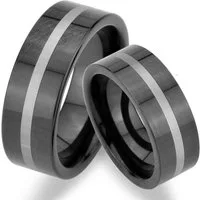 Trauringe123 Trauring WOLFRAM TRAURINGE, RINGE, Unkratzbar, Black Line, Hochzeitsringe Verlobungsringe Trauringe Eheringe Partnerringe JW35