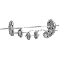 GORILLA SPORTS Hantel-Set Hantelset Gusseisen Gripper 108 kg
