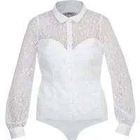 MarJo Body 'Harper-Malinda' Langarm 301700, Offwhite