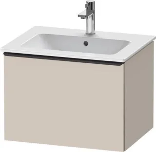 Duravit D-Neo Waschtischunterbau wandhängend Taupe Matt 610x462x440 mm - DE42610BD910000 DE42610BD910000
