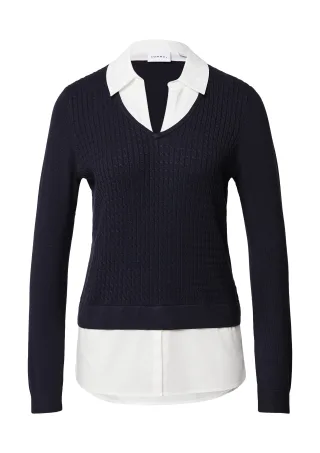 comma - Strickpullover blau - Gr. - 34