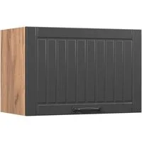 Vicco Hängeschrank Fame-Line, Dunkelgrau/Goldkraft Eiche, 60 cm Flach (1-St)