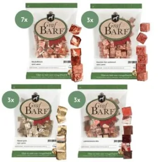 Graf Barf Singlemix vom Lamm 16x1kg