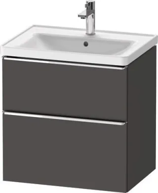 Duravit D-Neo Waschtischunterbau wandhängend Graphit Matt 634x452x625 mm - DE4354010490000 DE4354010490000