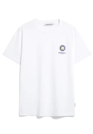 Armedangels - T-Shirt aus Bio-Baumwolle - Jaames weiß - Gr. - S