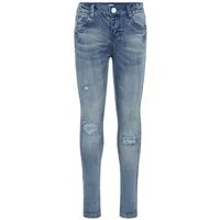 Name It Skinny-fit-Jeans Mädchen NKFPOLLY DNMTARA 1002 PANT in Unifarbe