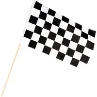 Boland Kostüm Handflagge Fahne Rennen Rennfahrer 30x45cm